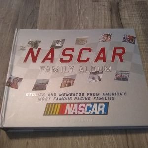 NASCAR memorabilia album.